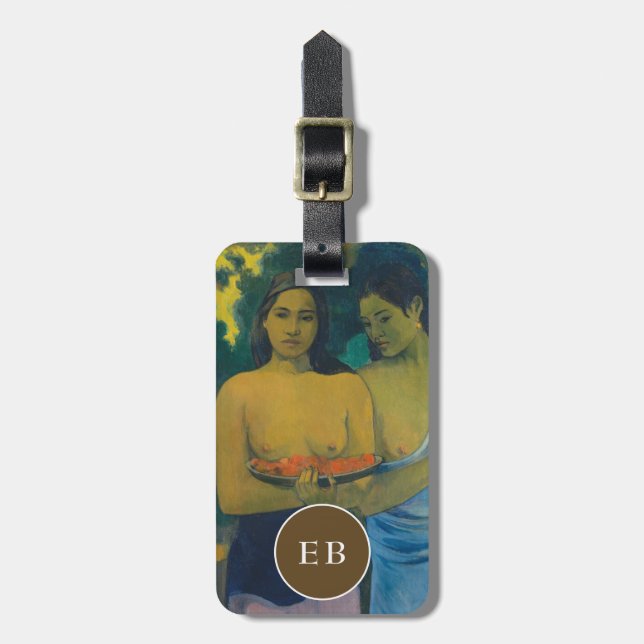 Paul Gauguin - Two Tahitian Women Luggage Tag (Front Vertical)