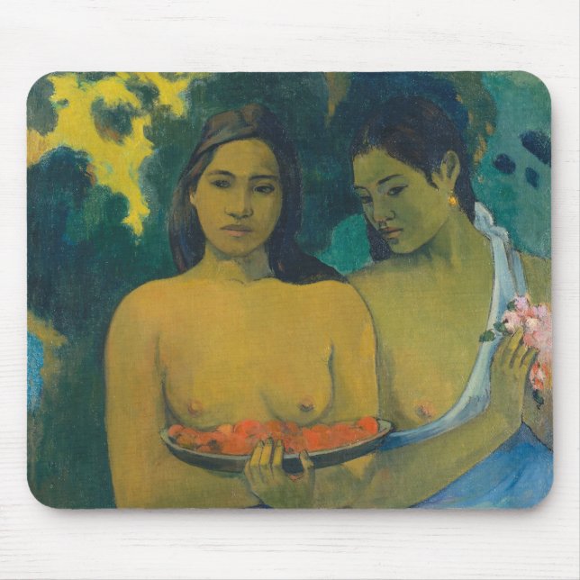 Paul Gauguin - Two Tahitian Women Mouse Mat (Front)