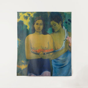 Paul Gauguin - Two Tahitian Women Tapestry