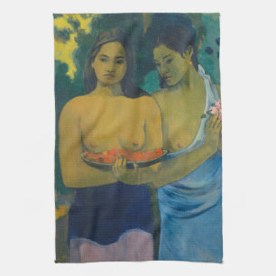 Paul Gauguin - Two Tahitian Women Tea Towel