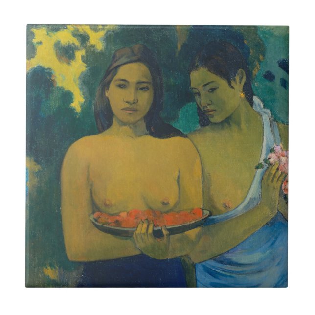 Paul Gauguin - Two Tahitian Women Tile (Front)
