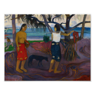 Paul Gauguin - Under the Pandanus Photo Print