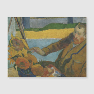 Paul Gauguin Vincent van Gogh painting sunflowers