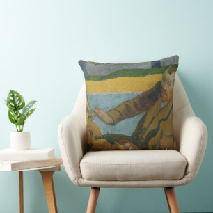 Paul Gauguin Vincent van Gogh painting sunflowers Cushion