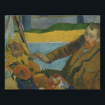Paul Gauguin -Vincent van Gogh Painting Sunflowers Photo Print<br><div class="desc">Vincent van Gogh Painting Sunflowers by Paul Gauguin, 1888. Paul Gauguin was a French post-Impressionist artist. Underappreciated until after his death, Gauguin is now recognised for his experimental use of colour and synthetist style that were distinctly different from Impressionism. His work was influential to the French avant-garde and many modern...</div>