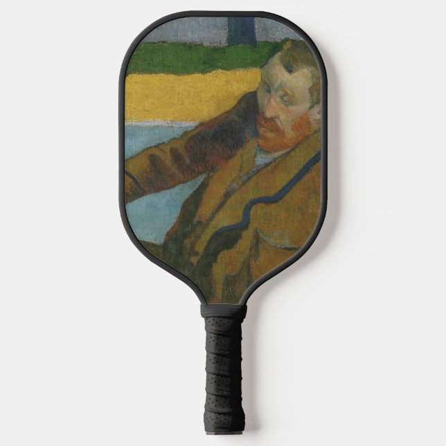 Paul Gauguin Vincent van Gogh painting sunflowers  Pickleball Paddle (Front)
