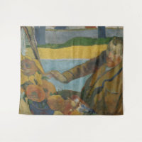 Paul Gauguin Vincent van Gogh painting sunflowers