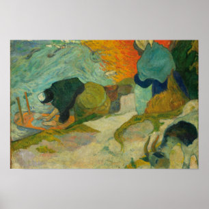 Paul Gauguin - Washerwomen in Arles Poster