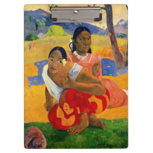 Paul Gauguin - When Will You Marry? Clipboard