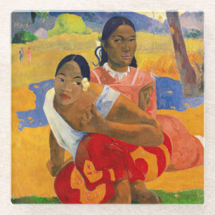Paul Gauguin - When Will You Marry? Glass Coaster