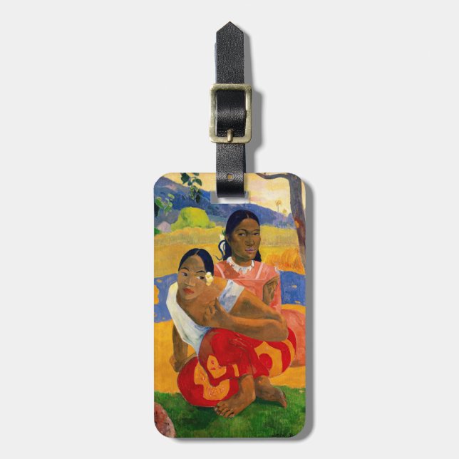 Paul Gauguin - When Will You Marry? Luggage Tag (Front Vertical)