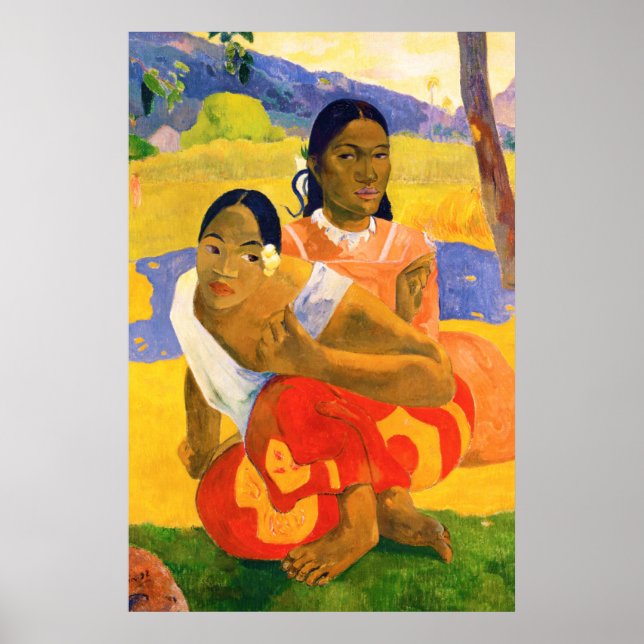 Paul Gauguin "When will you marry?" Poster (Front)