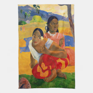 Paul Gauguin - When Will You Marry?  Tea Towel