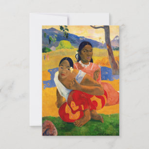 Paul Gauguin - When Will You Marry? Thank You Card