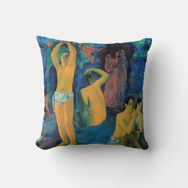 Paul Gauguin - Where Do We Come From? Cushion (Front)
