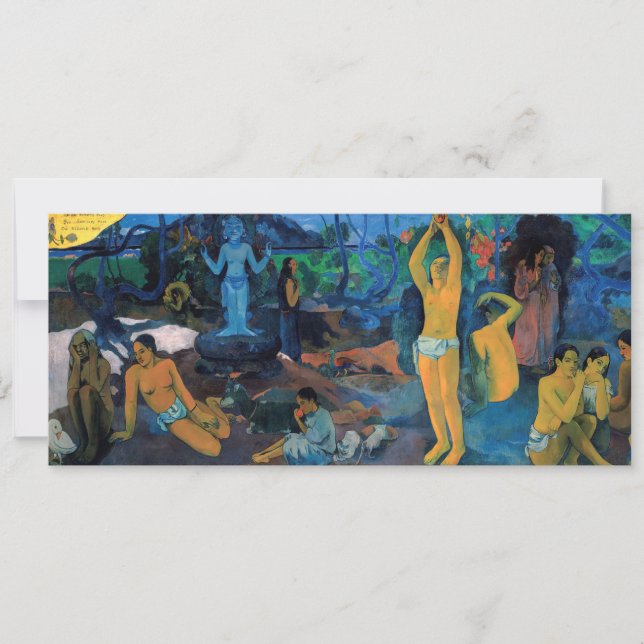 Paul Gauguin - Where Do We Come From? Invitation (Front)