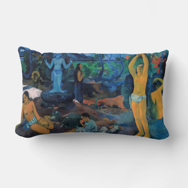 Paul Gauguin - Where Do We Come From? Lumbar Cushion (Front)