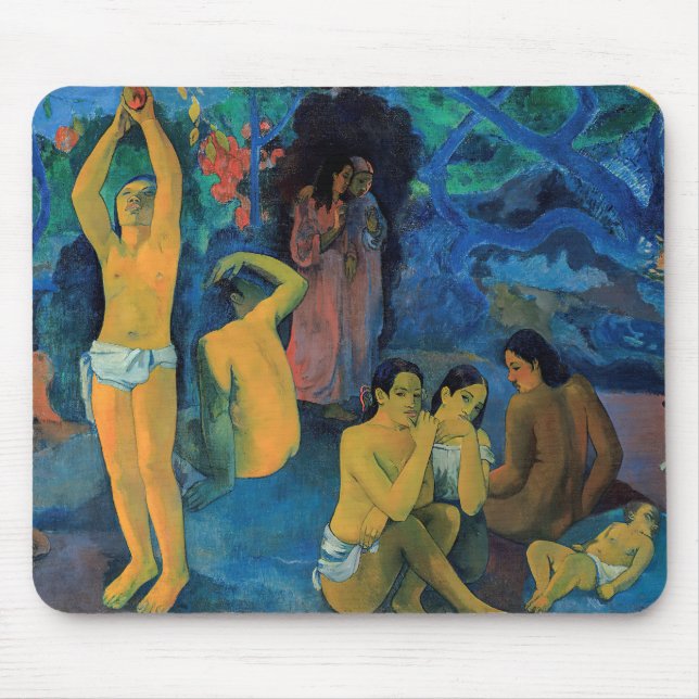 Paul Gauguin - Where Do We Come From? Mouse Mat (Front)