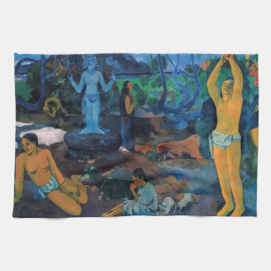 Paul Gauguin - Where Do We Come From? Tea Towel