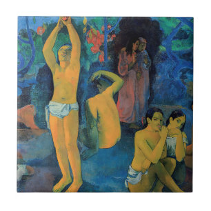 Paul Gauguin - Where Do We Come From? Tile