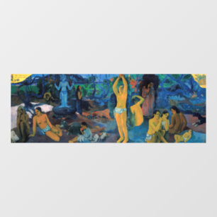 Paul Gauguin - Where Do We Come From? Window Cling