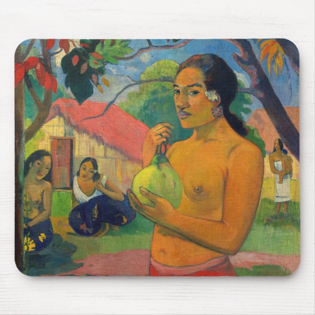 Paul Gauguin - Woman Holding a Fruit Mouse Mat (Front)
