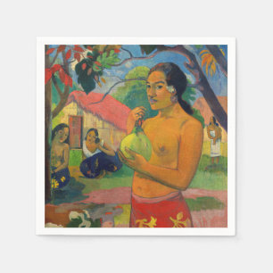 Paul Gauguin - Woman Holding a Fruit Napkin