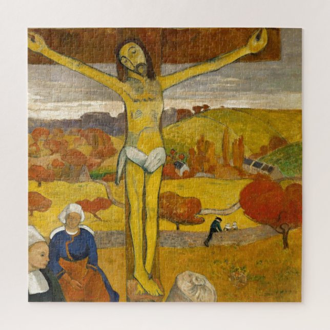Paul Gauguin Yellow Christ Painting Jigsaw Puzzle (Vertical)