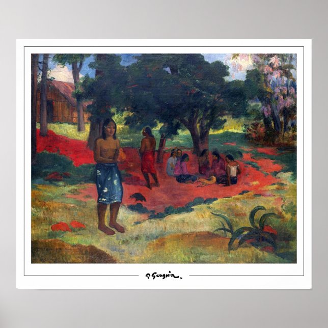 Paul Gauguin Zedign Art Poster #113 (Front)