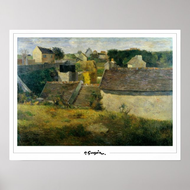 Paul Gauguin Zedign Art Poster #27 (Front)