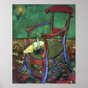 Paul Gauguin's Armchair by Vincent van Gogh 1888 Poster