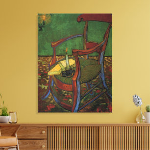 Paul Gauguin's Armchair by Vincent van Gogh Canvas Print