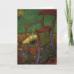 Paul Gauguin's Armchair by Vincent van Gogh Card
