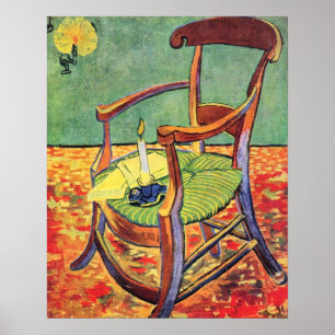 Paul Gauguin's chair by Vincent van Gogh Poster