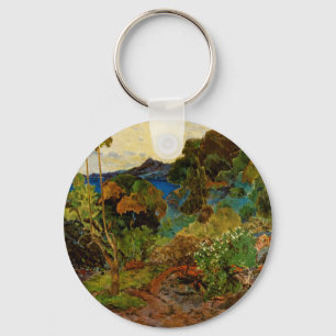 Paul Gauguin's Martinique Landscape (1887) Key Ring