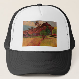 Paul Gauguin's Tahitian Landscape (1893) Trucker Hat