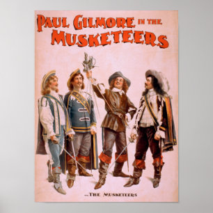Paul Gilmore in The Musketeers Theatrical Poster