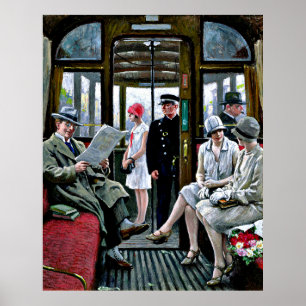 Paul-Gustave Fischer - Copenhagen Tram Poster