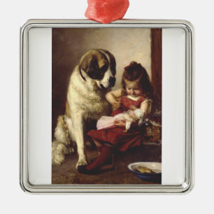 Paul Hermann Wagner: Best Friends Victorian Art Metal Tree Decoration