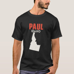 Paul Idaho USA State America Travel Idahoan T-Shirt