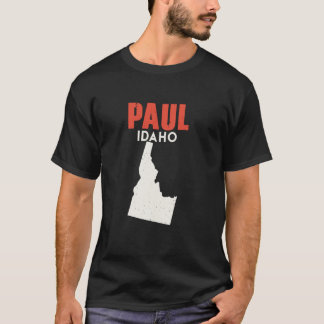 Paul Idaho USA State America Travel Idahoan  T-Shirt