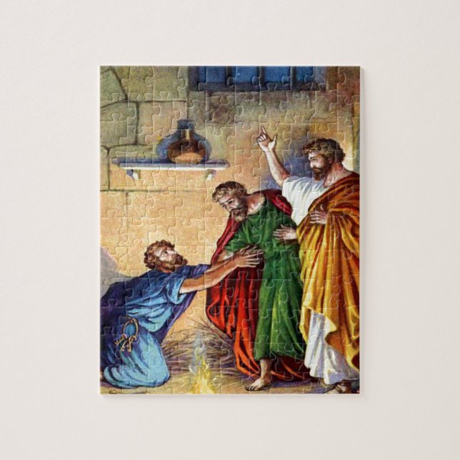 paul in jail at philippi Puzzle Design (Vertical)
