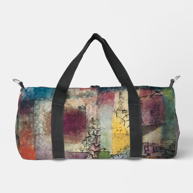 Paul Klee Abstract Art Cubism  Duffle Bag (Front)