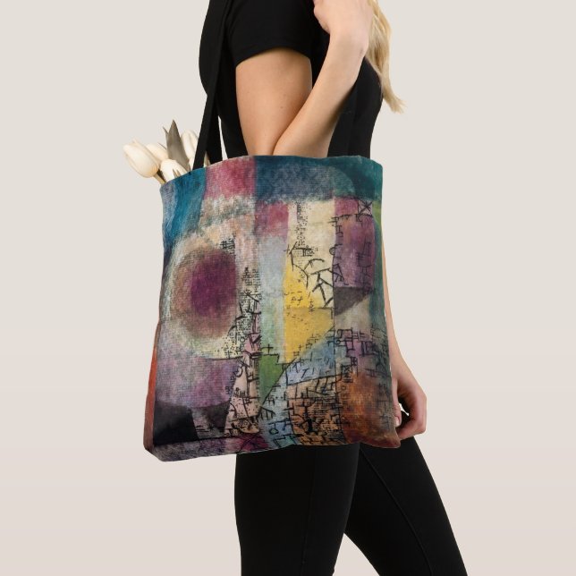 Paul Klee Abstract Art Cubism  Tote Bag (Close Up)