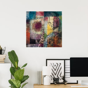 Paul Klee Abstract Fine Art Square Poster Print