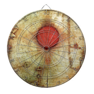 Paul Klee Ad Marginem Painting Dartboard