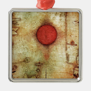 Paul Klee Ad Marginem Painting Metal Tree Decoration