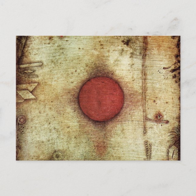 Paul Klee Ad Marginem Painting Postcard (Front)