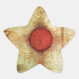 Paul Klee Ad Marginem Painting Star Sticker