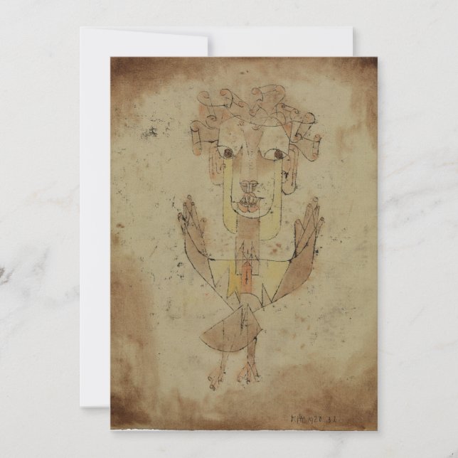 Paul Klee - Angelus Novus Card (Front)